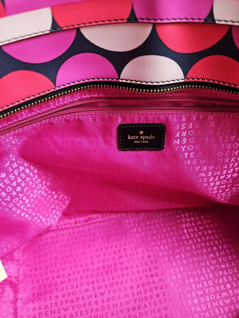 KATE SPADE Shore Street Margareta Pink Vivid Snapdragon Bag Weekender Tote